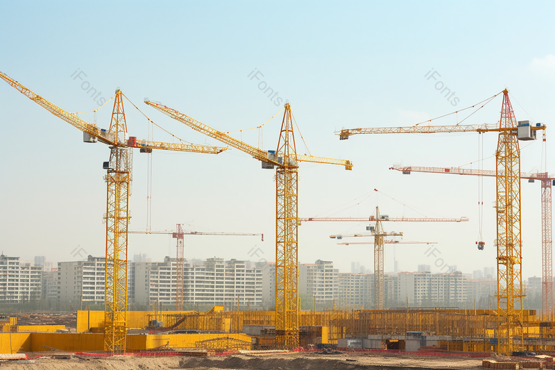 都市建筑工地塔吊,高清,摄影图,摄影图片,图片大全,摄影图免费下载